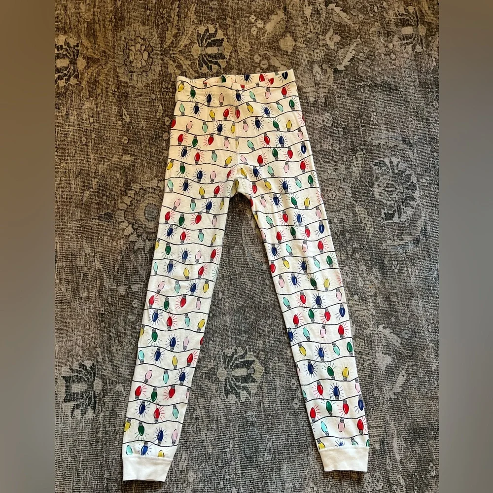 Hanna Andersson Long John Pajama Set Bright Bulbs 10